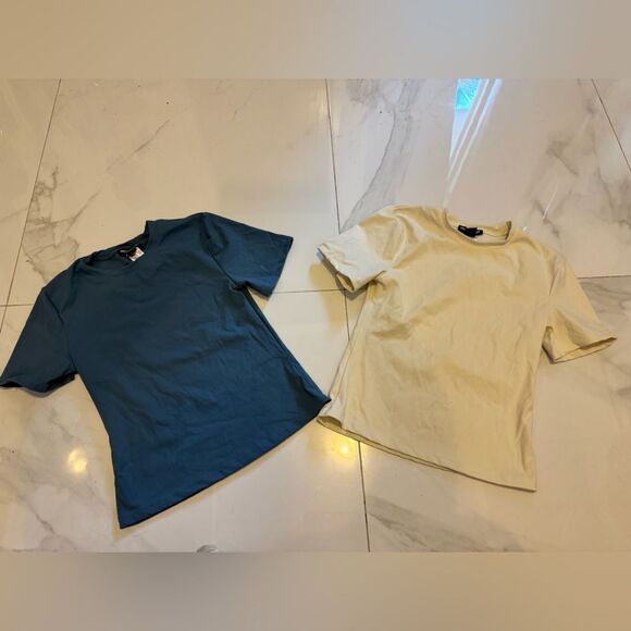 PrettyLittleThing Blue T-Shirt - Picture 1 of 7